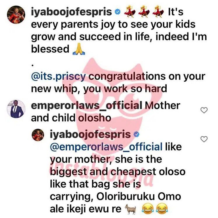 Iyabo Ojo Lambastes Troll, Mother Over Comment On Her Daughter’s New Benz | Daily Report Nigeria