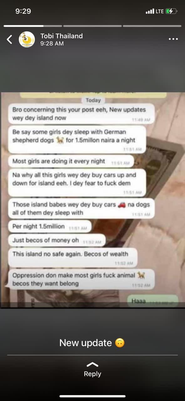 Videos of Lagos Girls Having Sex With Dogs For N1.5m Break Internet | Daily Report Nigeria