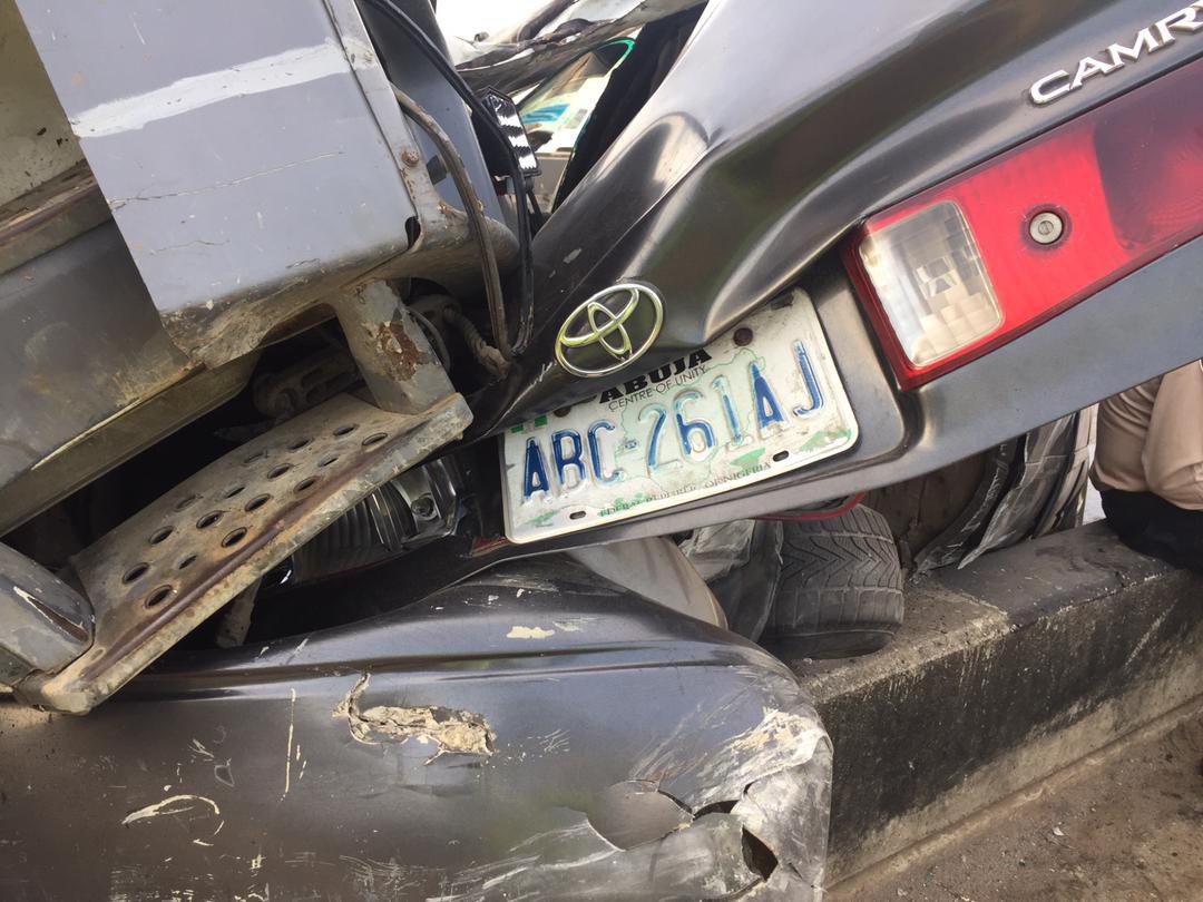 PHOTOS: Two Killed, Others Injured in Multiple Accident in Lagos | Daily Report Nigeria