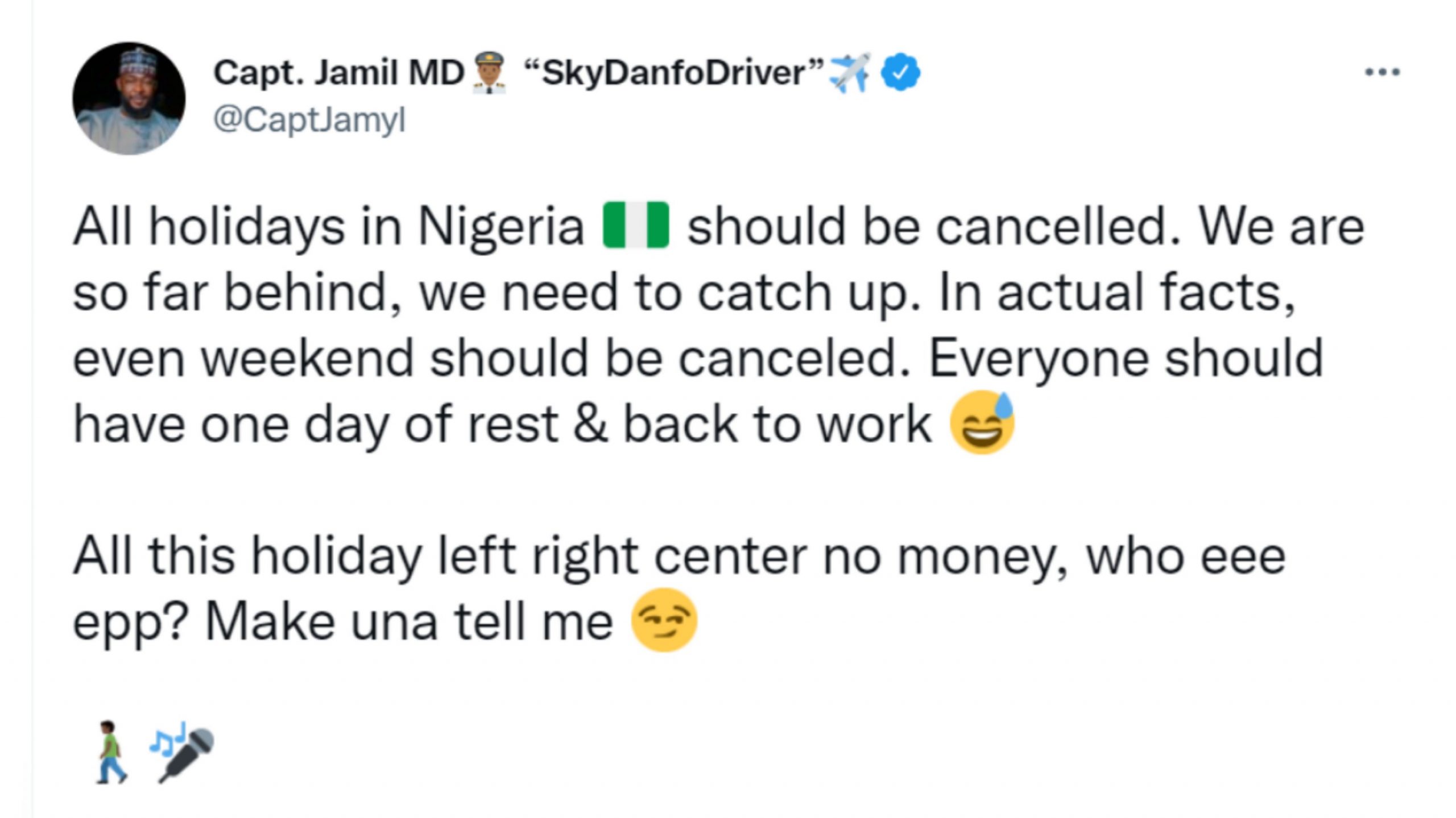 All Holidays In Nigeria Should Be Cancelled - Dangote's Son-in-law, Jamil Abubakar | Daily Report Nigeria