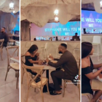 Man Proposes to Girlfriend While Sitting Down | Daily Report Nigeria