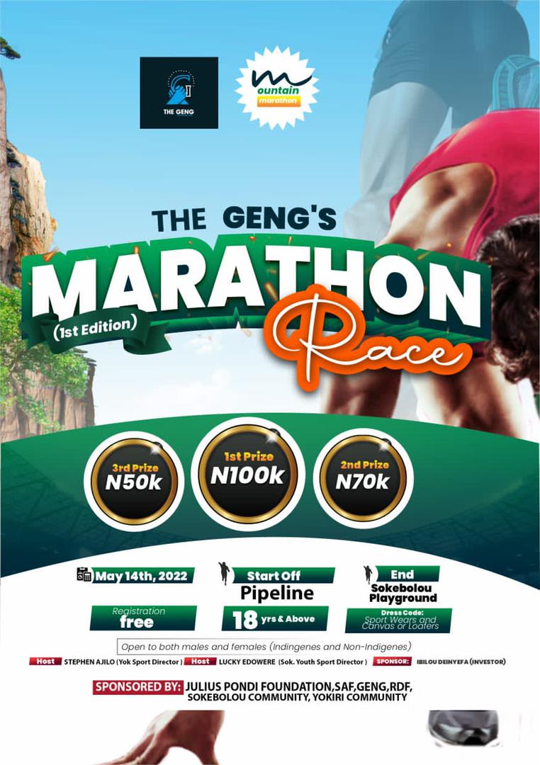 The Geng Announces Maiden Ogulagha Marathon, Cash Prizes | Daily Report Nigeria