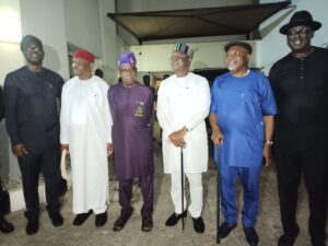 Obasanjo Meets Makinde, Ortom, Wike in Ogun | Daily Report Nigeria