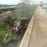 BREAKING: One Burnt to Death In An Accident On Lagos-Ibadan Expressway | Daily Report Nigeria