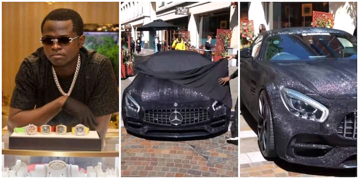 "How person wan wash this car" — Reactions As Man Unveils Benz Customized With 2.5m Swarovski Diamonds | Daily Report Nigeria