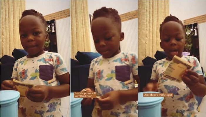 "I Want To Save This Money And Give Someone By The Roadside" - Little Boy Tells Dad [VIDEO] | Daily Report Nigeria