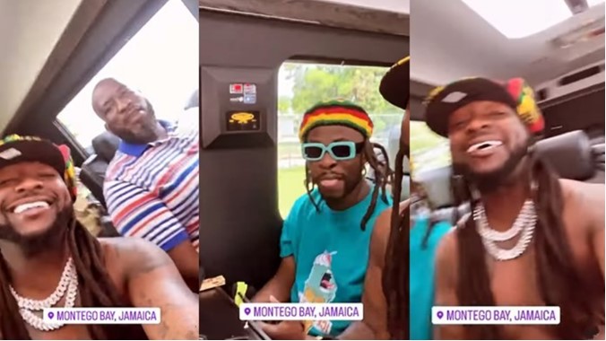 Davido Speaks Patois As He And His Team Touch Down In Jamaica | Daily Report Nigeria