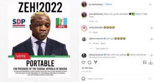 2023: "I'll Run For The Post of President" - Singer, Portable Joins Presidential Race | Daily Report Nigeria