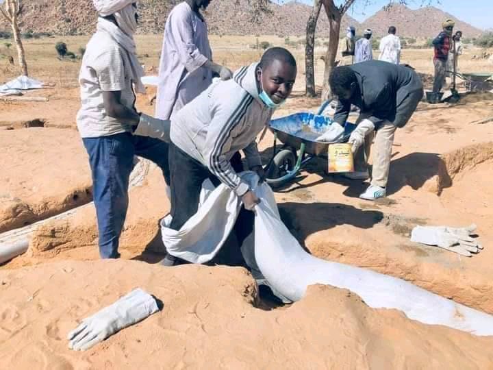 Chadian Youths Build Maternity Wards With Sand-filled Bags | Daily Report Nigeria