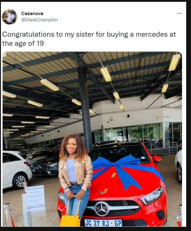 Lady Buys Mercedes Benz At 19 | Daily Report Nigeria