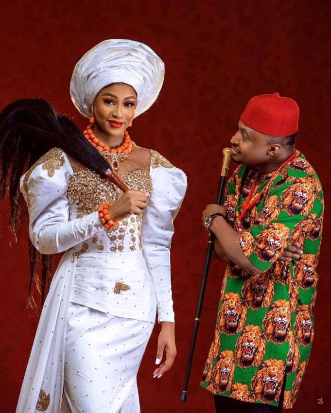 Photos From Comedian Funnybone's Traditional Marriage | Daily Report Nigeria