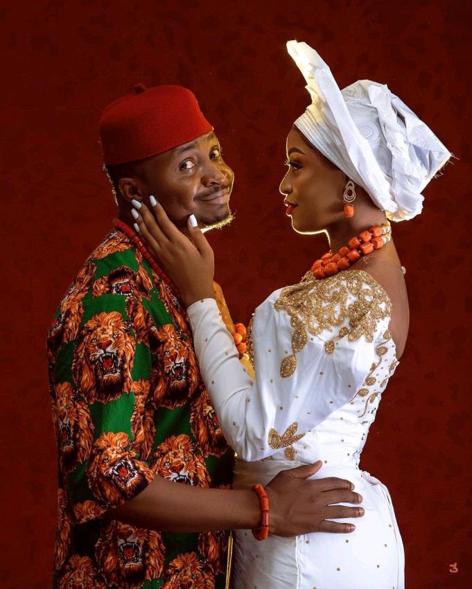 Photos From Comedian Funnybone's Traditional Marriage | Daily Report Nigeria