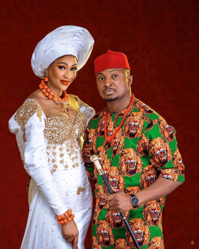 Photos From Comedian Funnybone's Traditional Marriage | Daily Report Nigeria