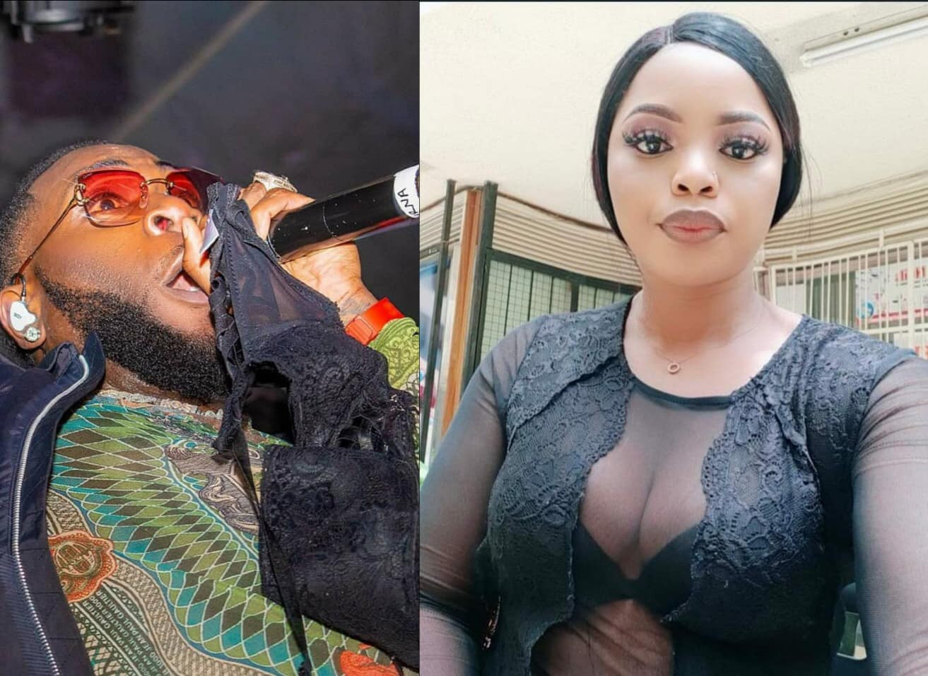 "I Gave Him My Bra" - Lady Proudly Shares Photos Of Burna Boy Holding Her Bra She Threw At Him | Daily Report Nigeria