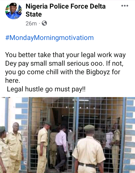 'Legal Hustle go Must Pay,' Delta Police Warn Youths Against Fraud | Daily Report Nigeria