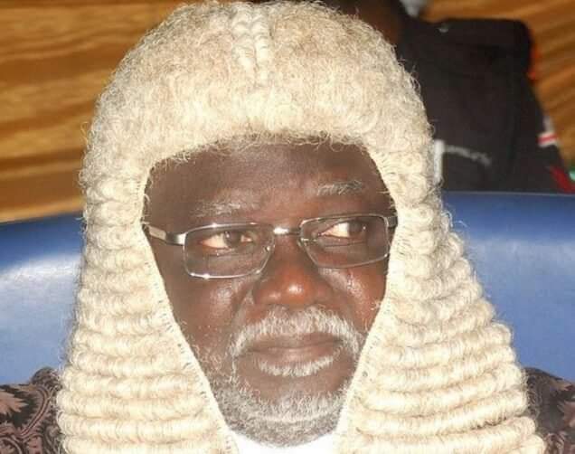 President Buhari Swears-in Justice Ariwoola as CJN