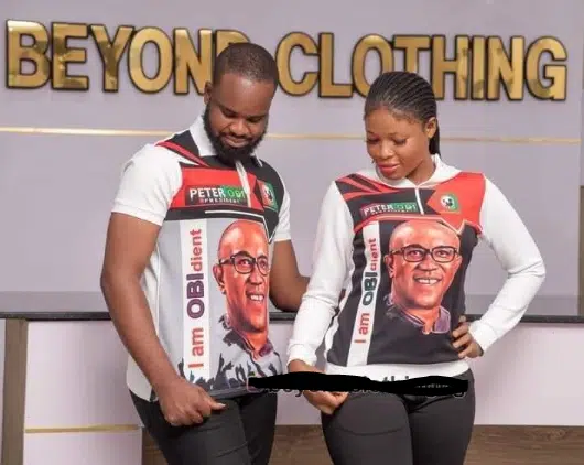 Reactions as Couple Shares ‘Obidient’ Themed Pre-wedding Photos