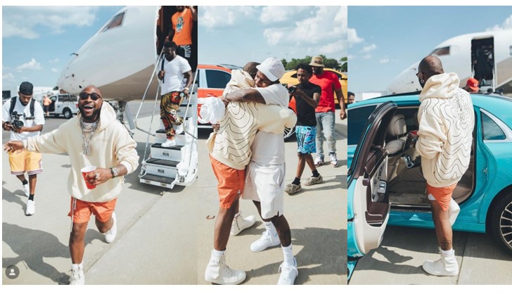 Dababy Gives Davido Royalty Treatment As He Arrives In US For Collaboration | Daily Report Nigeria