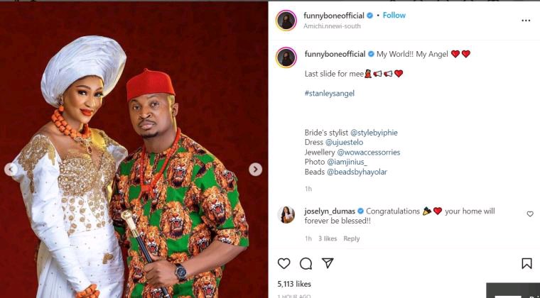 Photos From Comedian Funnybone's Traditional Marriage | Daily Report Nigeria