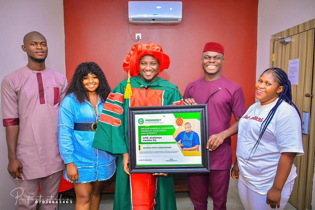 Delta Humanitarian, Atakijenyo Sly Bags ECOWAS Youth Ambassadorial Award | Daily Report Nigeria