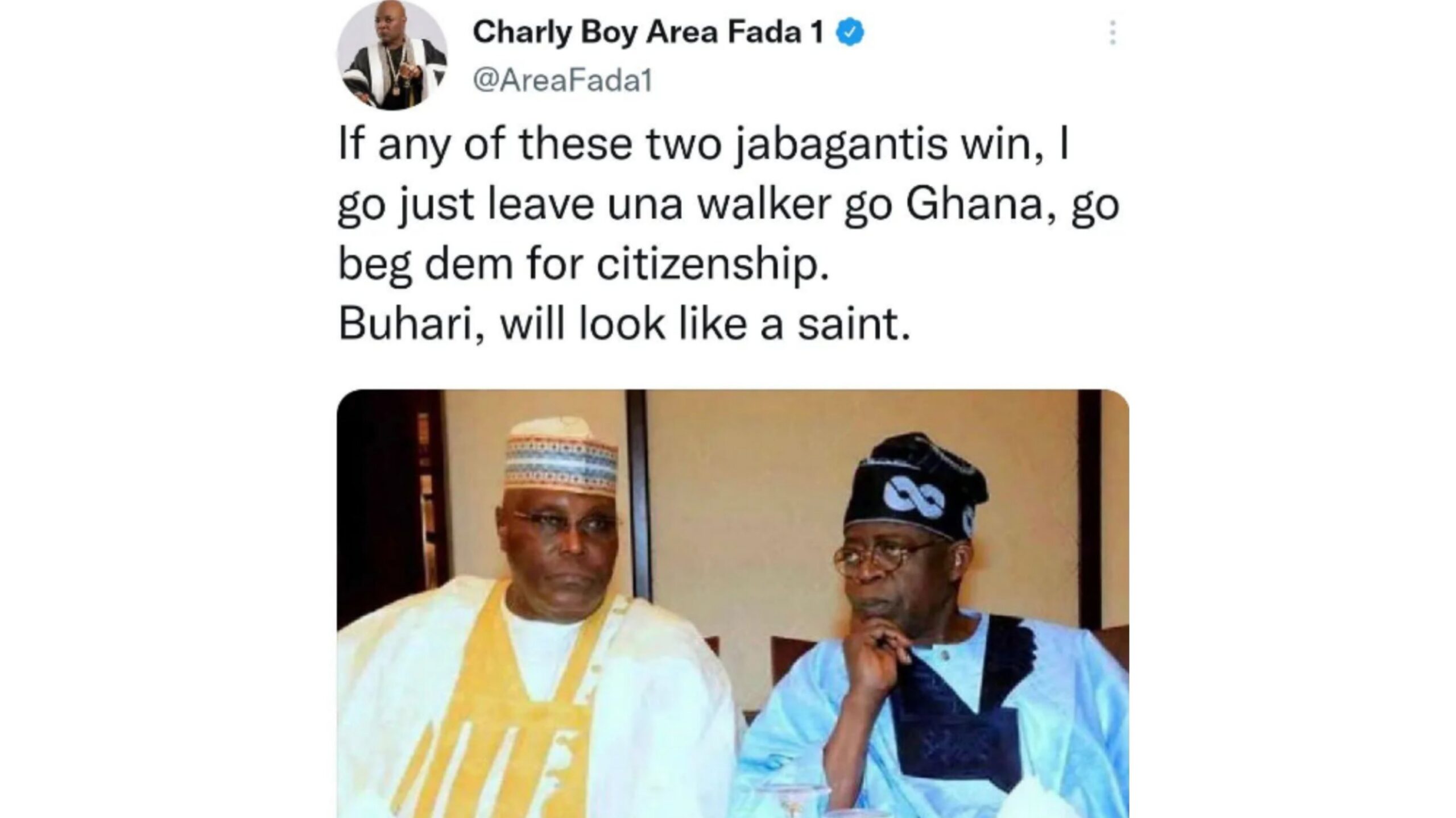 I Will Leave Nigeria to Ghana - Charly Boy | Daily Report Nigeria