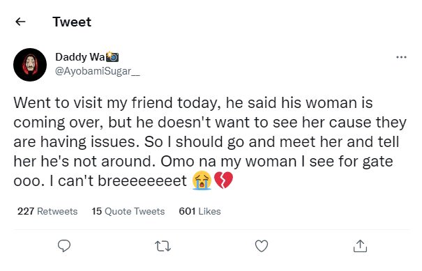 How I found Out My Friend and I Were Dating Same Woman— Man Says | Daily Report Nigeria