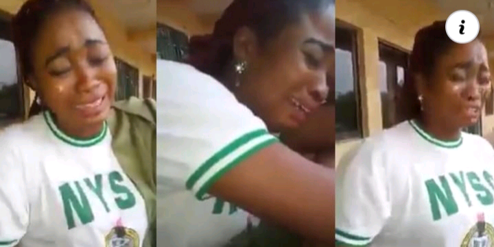 Female Corps Member Weeps on POP, Says She Doesn't Want to End 33K Allowance | Daily Report Nigeria