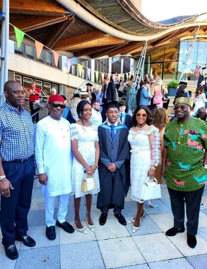 Governor Wike's Son Graduate From UK University | Daily Report Nigeria