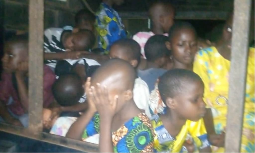 50 Abducted Children Rescued From Underground Of Church In Ondo | Daily Report Nigeria