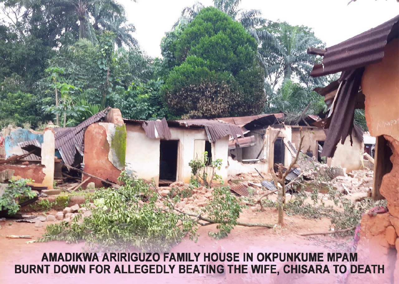 Angry Youths Set Man's House Ablaze for Beating Wife To Death | Daily Report Nigeria