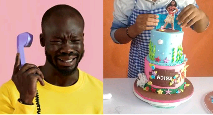 Man Changes Mind after Ordering Cake for Girlfriend, Asks Baker to Eat It | Daily Report Nigeria