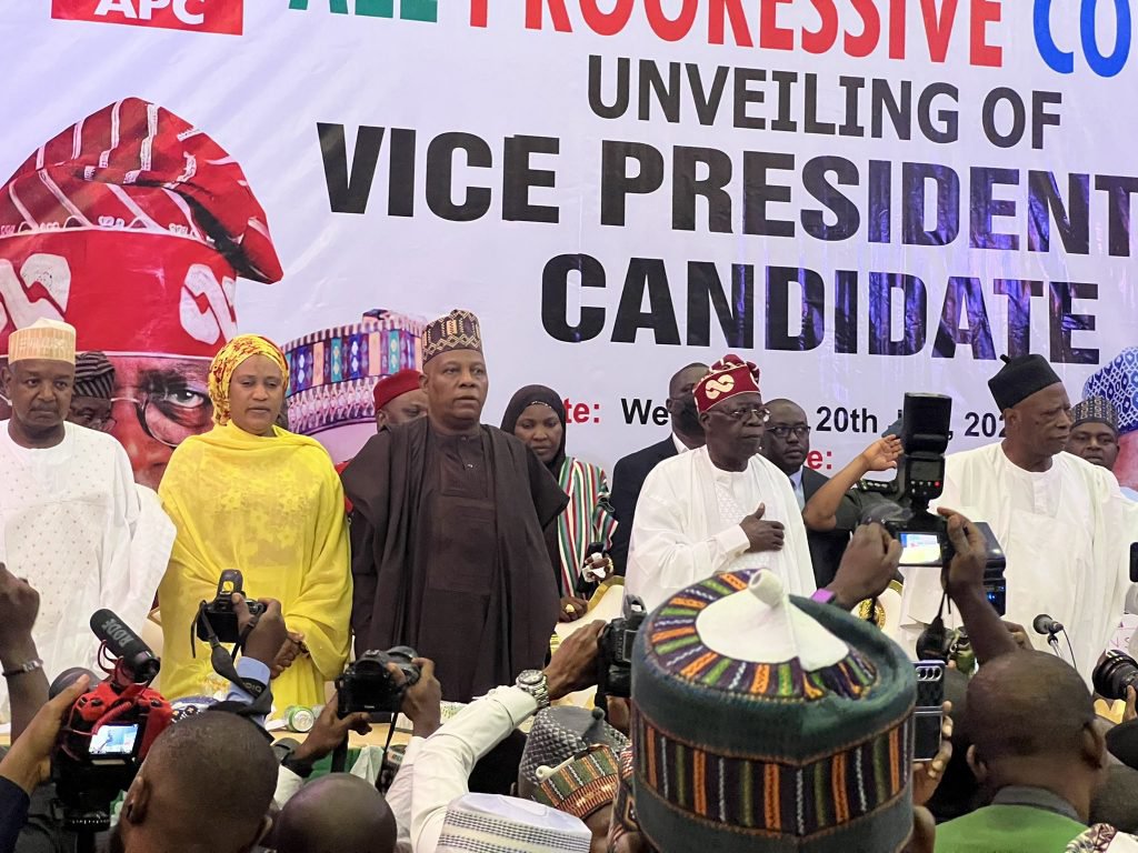 PHOTOS: Shettima Officially Unveiled As Tinubus' Running Mate | Daily Report Nigeria