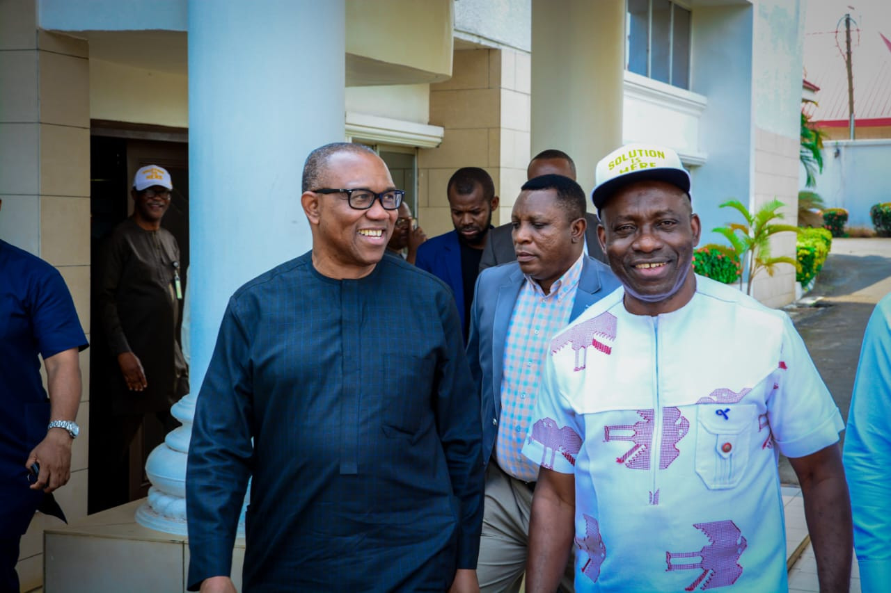 Peter Obi Visits Anambra State Governor, Charles Soludo | Daily Report Nigeria