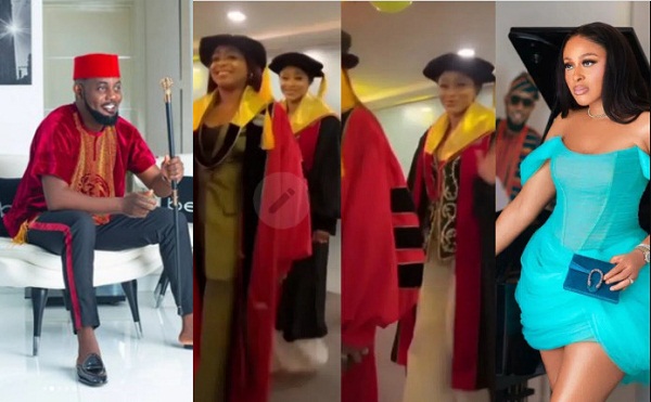 Comedian AY  Celebrates Wife, Mabel As She Bags Double Doctorate Degree | Daily Report Nigeria