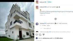 Actor, Nosa Rex Acquire New Mansion On His 7th Wedding Anniversary | Daily Report Nigeria