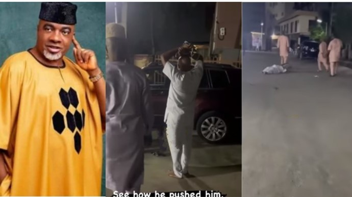 Actor Olaiya Igwe Rolls On The Ground After Receiving Benz From MC Oluomo (VIDEO) | Daily Report Nigeria