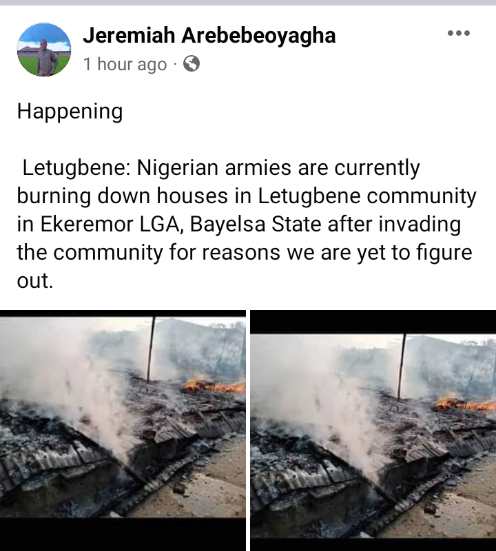 BREAKING: Army Invades Bayelsa Community, Razes Houses | Daily Report Nigeria