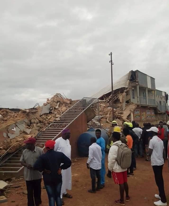 PHOTOS: Storey Building Collapses in Jos | Daily Report Nigeria