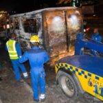 7 Passengers Burnt to Death as Bus Catches Fire Near Third Mainland Bridge | Daily Report Nigeria