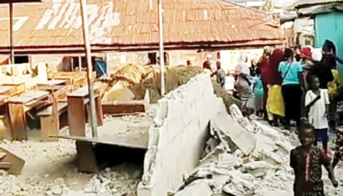 School Fence Collapses in Lagos, Kills 2 Children