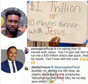 Peter Obi Is Similar To Jesus - Daddy Freeze Explains | Daily Report Nigeria