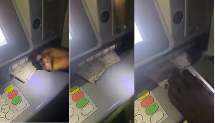 Man In Tears As His Last 1K Get Stuck In The ATM [VIDEO] | Daily Report Nigeria