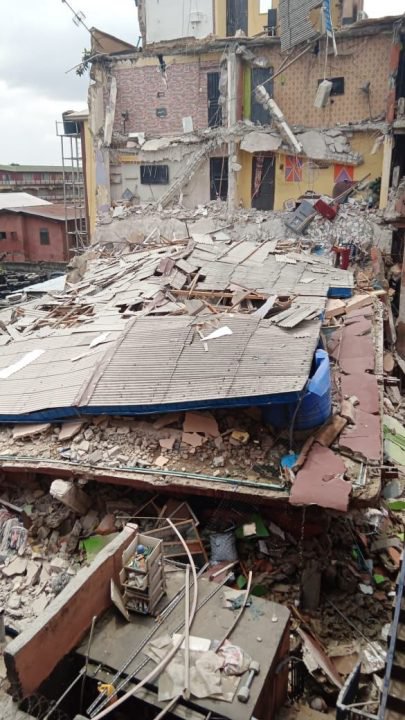 BREAKING: Another Building Collapses in Lagos | Daily Report Nigeria