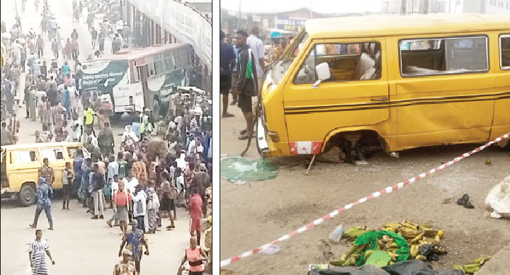 BRT Fails Break, Kills Trader, Apprentice in Lagos | Daily Report Nigeria