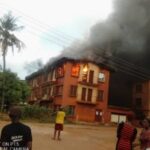 Fire Guts Two-Storey Building in Enugu | Daily Report Nigeria