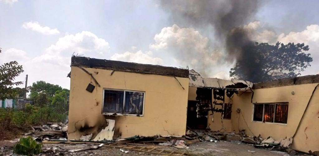 Fire Guts INEC Office in Ebonyi, Destroy PVCs, Other Items | Daily Report Nigeria