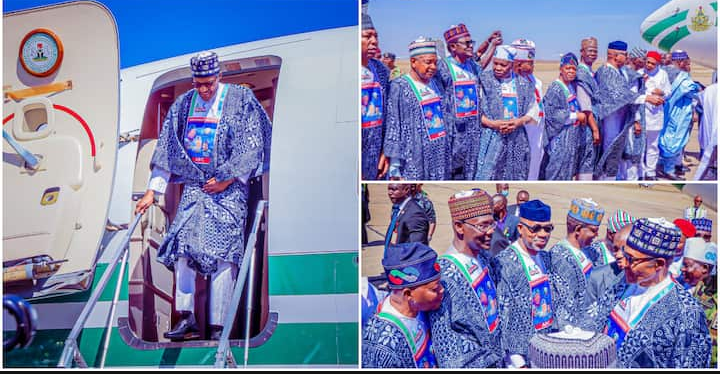 BREAKING: Buhari, APC Leaders Arrive Jos for Presidential Campaign | Daily Report Nigeria