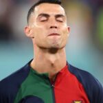 Qatar 2022: Cristiano Ronaldo hold back tears during the Portuguese national anthem | Daily Report Nigeria