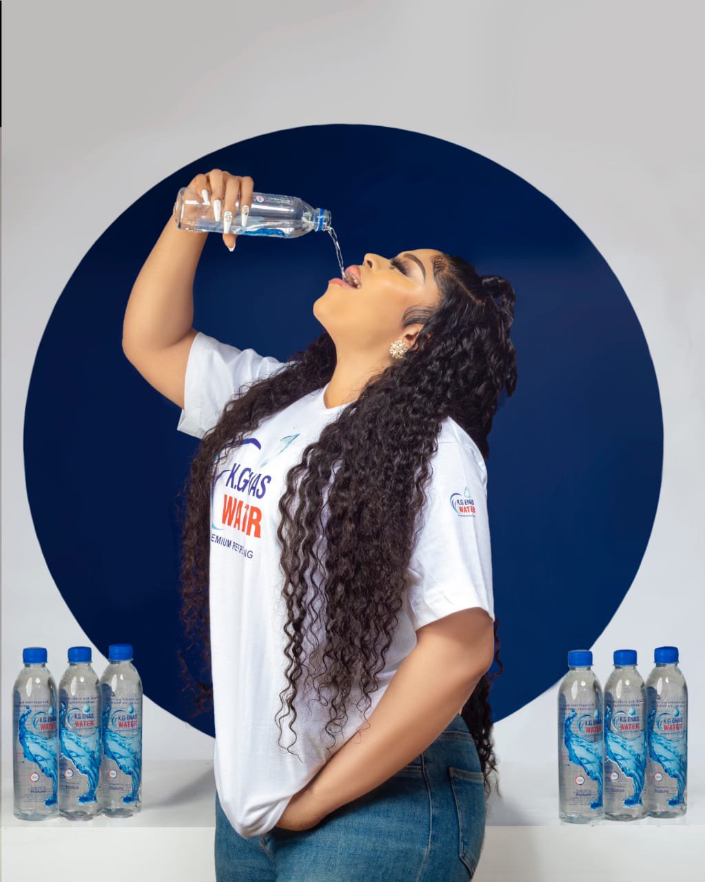 KG Enas Water Unveils Anita Armstrong Pinkberry as Brand Ambassador | Daily Report Nigeria