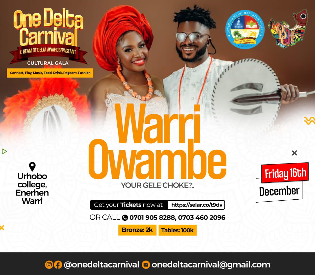 One Delta Carnival to Premiere in Warri | Daily Report Nigeria